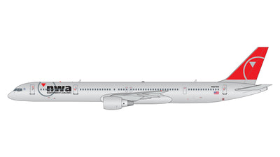 GeminiJets 1:400 Northwest Airlines Boeing 757-300 N587NW (NWA "Silver Bullet" livery) GJNWA2366