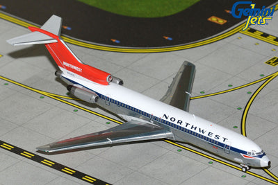 GeminiJets 1:400 Northwest Orient Airlines Boeing 727-200 N254US (delivery livery, polished) GJNWA2369