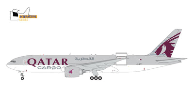 GeminiJets 1:400 Qatar Airways Cargo B777LRF A7-BFT (Interactive Series) GJQAC2145