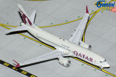 GeminiJets 1:400 Qatar Airways Boeing 737 MAX 8 A7-BSC GJQTR2210