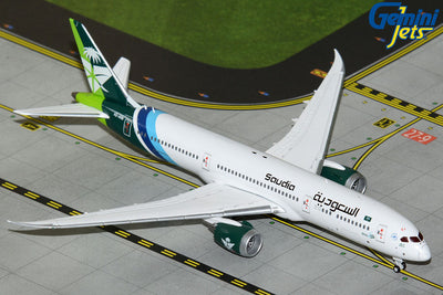 GeminiJets 1:400 Saudi Arabian Airlines Boeing 787-9 Dreamliner HZ-ARB "National Day" GJSVA2310