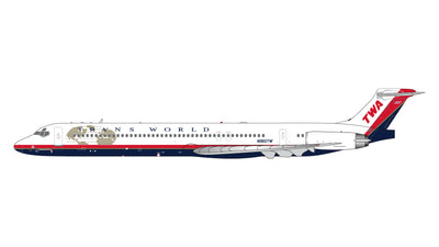 GeminiJets 1:400 Trans World Airlines McDonnell Douglas MD-80 N960TW (Final Livery) GJTWA1711