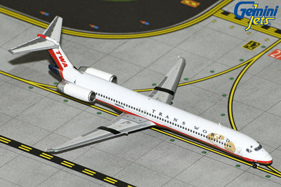 GeminiJets 1:400 Trans World Airlines McDonnell Douglas MD-80 N960TW (Final Livery) GJTWA1711