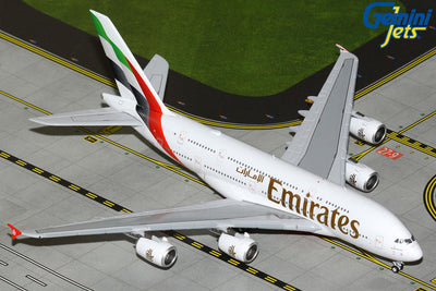 GeminiJets 1:400 Emirates Airbus A380-800 A6-EOH (new livery) GJUAE2378