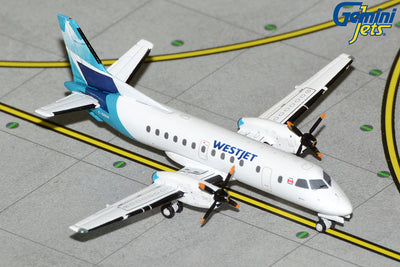 GeminiJets 1:400 WestJet Airlines Saab 340B C-GOIA (Pacific Coastal Airlines) GJWJA2212
