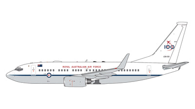 GeminiJets 1:400 RAAF Boeing 737-700W (BBJ) A36-001 "100 Years" GMRAA135