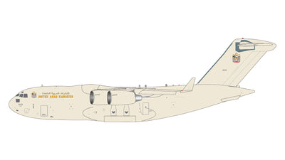 GeminiJets 1:400 United Arab Emirates Air Force McDonnell Douglas C-17A Globemaster III 1228 GMUAE159 PRE-ORDER
