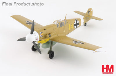 Hobby Master 1:48 Luftwaffe BFW Bf 109F-4 "Marseille" Yellow 14, 3/JG27, Egypt, Sept. 1942 HA8766