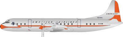 Inflight200 1:200 American Airlines Lockheed L-188 Electra N6129A (Orange Nose) IF188AA1123P *NEW MOULD*