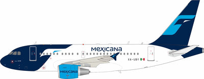 Inflight200 1:200 Mexicana Airbus Airbus A318-111 XA-UBY IF318MX1024