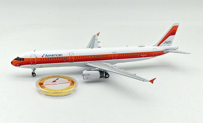 Inflight200 1:200 American Airlines Airbus A321-231 with stand and collectors coin N582UW UW IF321AA582