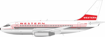 Inflight200 1:200 Western Airlines Boeing 737-247 N4503W (Polished) IF732WA-625P PRE-ORDER