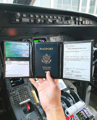 Aviator Passport Cover