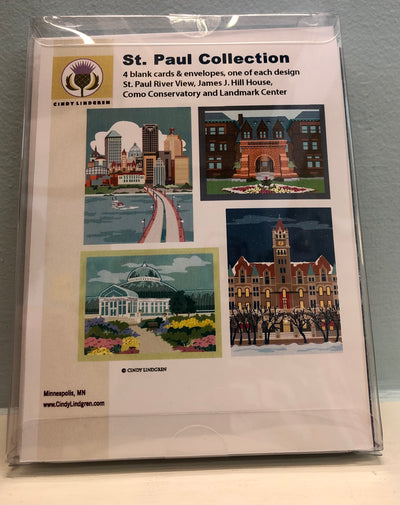 Mix & Match - set of 4 Postcards - Landmark, St. Paul, Como Entrance, JJ Hill House
