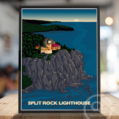 Split Rock Lighthouse Poster Print
