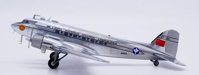 JC Wings 1:200 China National Aviation Corporation Douglas DC-3 N41CQ (Polished) KJ-DC-3-130 PRE-ORDER