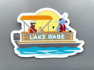 Lake Babe Sticker