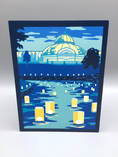 Japanese Lantern Festival Greeting Card