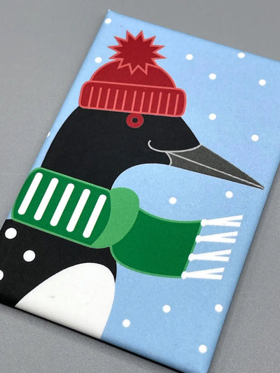 Loon Scarf Magnet