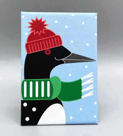 Loon Scarf Magnet