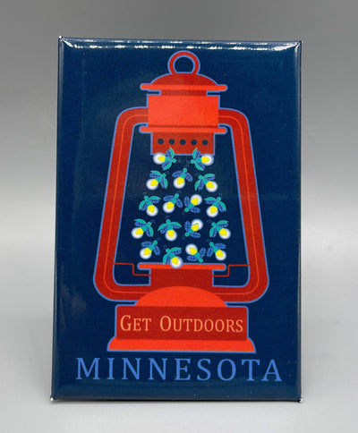 Get Outdoors Minnesota Firefly Lantern Magnet
