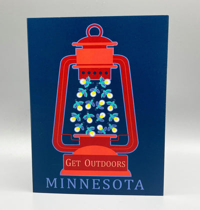 Firefly Lantern Greeting Card