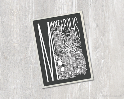 Magnet - Minneapolis Map