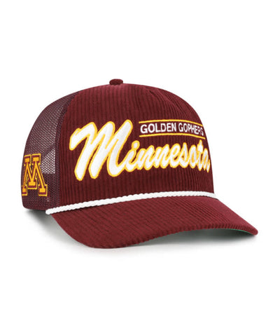 Minnesota Golden Gophers '47 Hitch RF Double Header Mesh Dark Maroon Cap