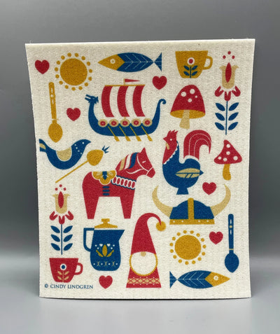 Nordic Love Swedish Dishcloth