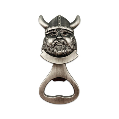 Norwegian Viking Metal Bottle Opener Kitchen Magnet