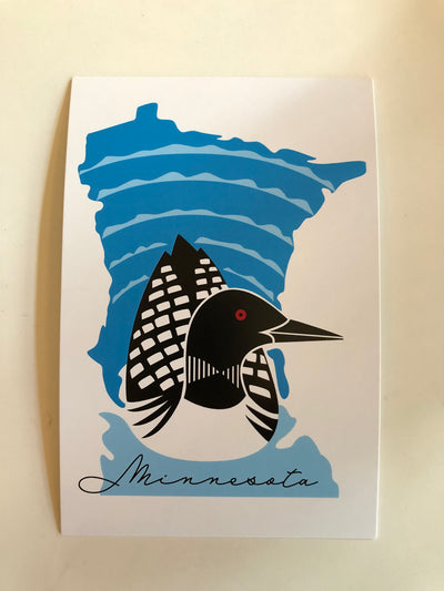 MN Loon Postcard