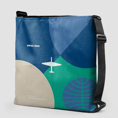 Pan Am Bauhaus Blue Tote Bag