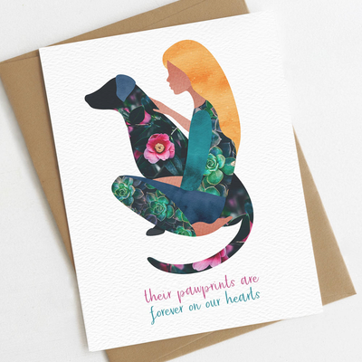 Loss of Dog Pet Sympathy Card