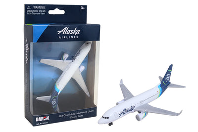 Daron Realtoy Single Plane 1:280 Alaska Airlines Boeing 737-800 RT3994-1