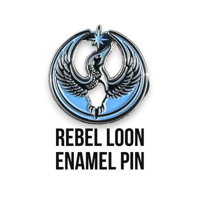 Rebel Loon Enamel Pin