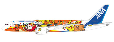 JC Wings 1:400 All Nippon Airways Boeing 787-8 Dreamliner JA819A (Pokémon Jet Red, flaps down) SA4125A PRE-ORDER