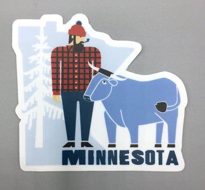 MN Bunyan Sticker