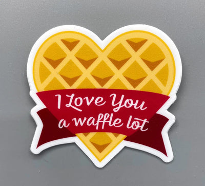 Waffle Love Sticker
