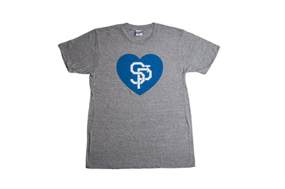 Love STP Blue Heart T-Shirt