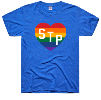 St. Paul Pride Heart T-Shirt (Blue)