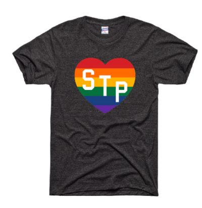 St. Paul Pride Heart T-Shirt (Black)