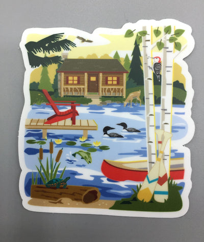 Cabin Life Sticker