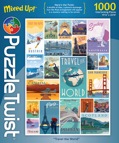 Travel the World PuzzleTwist Puzzle