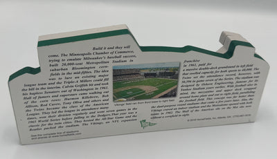 Home Fields Replica - Metropolitan Stadium (Minnesota Twins 1961-1981)