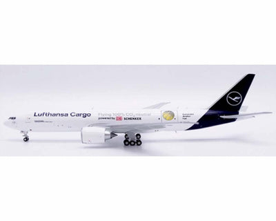 JC Wings 1:400 Lufthansa Cargo Boeing 777F "Sustainable Aviation Fuel" "Interactive Series" (With Antenna) D-ALFG XX40226C
