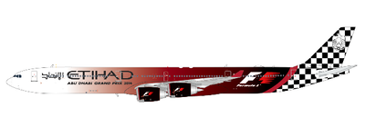 JC Wings 1:400 Etihad Airways Airbus A340-600 A6-EHJ "Formula 1" XX40385