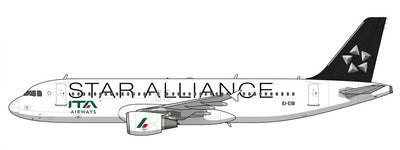 JC Wings 1:400 ITA Airways Airbus A320-200 EI-EIB (Star Alliance) XX40855 PRE-ORDER