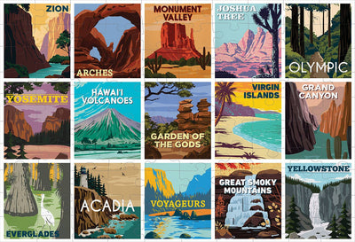 National Parks 100 Piece Adult Puzzle
