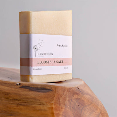 Bloom Sea Salt Bar Soap | Essential Oil Soap | Vegan Soap