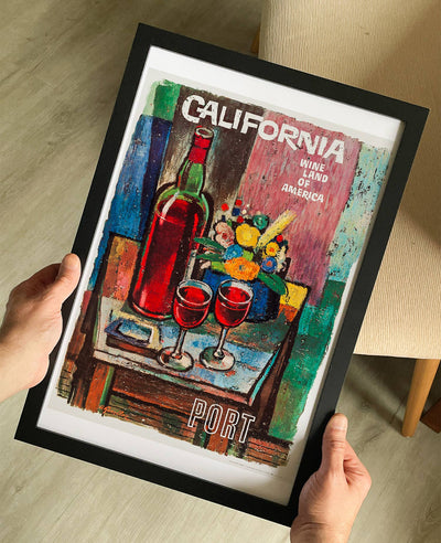 California: Wine land of America 1960s Poster